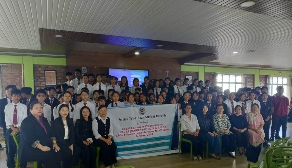 Dignitaries and others during awareness programme on NALSA MANO NYAY 2024 at Tseminyu.